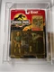 Jurassic Park Alan Grant w Aerial Net Trap & Collector Card 1993 Kenner New Case