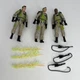 Lot of 3 Hasbro Ghostbusters Glow Plasma Series Figures Zeddemore Stantz Venkman