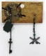 USJ Attack on Titan Basement Key Blade Earrings 2019 Anime Accessory