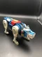 Vintage Bandai 1981 VOLTRON #4 BLUE LION Force Y&K Action Figure Die-Cast GB-36 