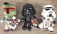  Star Wars Disney Mattel 3 Plush Set, Boba Fett, Darth Vader & Storm Trooper NWT