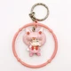 Sailor Moon Chibi Moon 1995 Vintage Mascot Mini Figure Ring Keychain Banpresto