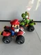 Nintendo Mario Kart 8 Super Mario Bros 4-wheelers Yoshi And Mario- No Remotes
