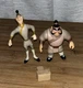 Walt Disney's MULAN 1998 Mattel 5" Poseable Miniature Figures YAO & LING