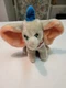 VINTAGE Walt Disney World  CUTE DUMBO THE ELEPHANT 8" Plush STUFFED ANIMAL Toy