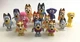 Bluey Dog Figures Toy Extended Family Blue Large Lot Moose Toys 14pcs
