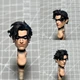 1/12 Painted Nightwing Robin Black Mask Head Sculpt Fit Mcfarlane Action Figure
