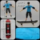 Tony Hawk Art Asylum - THE 5-0 5-Inch Figure 2002 + Tech Deck Hand Board - LOOSE