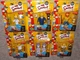 Simpsons Series 8 Playmates World of Springfield Complete Set 6 Figures Bart+