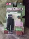 Mattel Minecraft Action Figure - ENDERMAN [Ender Pearl & Grass Block] -New