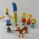 JAKKS PACIFIC "THE SIMPSONS" FAMILY 2.5 INCH MINI FIGURE SET/Cake Topper