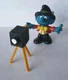 SMURFS 40217 SUPER SMURF PHOTOGRAPHER FIGURE & CAMERA GERMANY COO 1981 SCHLEICH