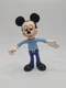 Disney Blue Mickey Mouse 4.75" Tall Toy Bendy Figure Walt Disney