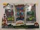 DISNEY JUNIOR MARVEL SPIDEY & FRIENDS DINO WEBS AMAZING METALS 7 CAR PACK NIB