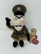 Rocky and Bullwinkle & Friends Fearless Leader Plush Toy 1999 Stuffins 8"  TAGS