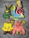 Zuru Fuggler SpongeBob SquarePants Keyring Plush 4.5&rdquo; NWT &ndash; 4 lot