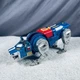 Vintage 1981 Y&K GB-36 Voltron Blue Lion 7&rdquo; Diecast Taiwan Action Figure No Tail