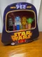 Star Wars Limited Edition Pez Candy Dispensers Set Darth Vader Helmet Metal Tin