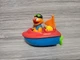 Vintage 1999 Tyco Henson Sesame Street Ernie Wind-Up Boat Motorboat Bath Toy