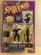 MARVEL SPIDER WARS BLACK CAT WITH CAT SCRATCHING CROSSBOW TOYBIZ 1996 BONUS PIN
