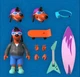 C1216 Super7 Ultimates The Simpsons "Poochie (A)" Action Figure (New*)