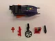 M.A.S.K. - Piranha sidecar/misc accessories lot - Kenner (1985) vintage loose