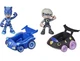 PJ Masks Catboy vs Luna Girl Battle Racers Action Figure Set with Vehicles