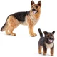 Schleich German Shepherd Dog 16831 & Puppy 16832  2 PIECE SET LOT NEW NIP