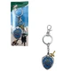 New Hylian Shield & Insertable Sword THE LEGEND OF ZELDA 2 inch Keychain Pendant