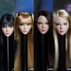 SUPER DUCK SDH028 1/6 Long Hair Head Sculpt Carved PVC For 12inch Female Figure