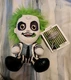 2024 NECA Phunny Kidrobot Beetlejuice Striped Suit 9" Plush Figure NWT New