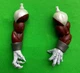 Hasbro Marvel Legends CALIBAN Right + Left Arms BAF from Forge & Skullbuster