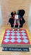 1/6 pink blue dimond rug for hot toys Harley Quinn action figures Diorama Detolf