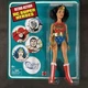 WONDER WOMAN RETRO-ACTION DC COMICS 75 SUPER HEROES MEGO STYLE NEW MATTEL 2010