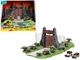 "JURASSIC PARK" ENTRANCE DIORAMA W/ JEEP WRANGLER & FORD EXPLORER BY JADA 34244