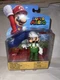 Super Mario JAKKS Pacific World of Nintendo Figure FIRE LUIGI w Fire Ball