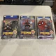 Marvel SPIDER-MAN CLASSICS 3 Figures + Comics Spider Man,and Black Costume Used