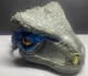 JURASSIC WORLD CHOMP 'N ROAR MASK Velociraptor Blue 2017 - Works