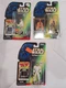 Star Wars Power Of The Force Luke Action Figure Lot Of 3 Hasbro 1997 NEW