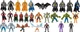 Spin Master Batman Robin Nightwing Joker Talon Killer Croc Moth Firefly Manbat