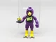 Funko 2018 Five Nights at Freddys Blacklight Chica Mini Figure 2" FNAF Purple