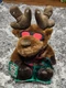 Dan Dee Musical Light Up Reindeer Plays "The Echelon" Christmas Long Ago Working