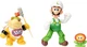 World of Nintendo Super Mario Fire Luigi & Bowser Jr. 4-Inch Figure 2-Pack