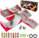 CS COSDDI Finger Skateboard Park Kits,14 in 1 Skateboard Finger Toys with 8