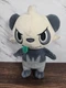 ☆ ~Pokemon WCT Wicked Cool Toys Pancham 8" Plush Gray White Collector Plush~ ☆