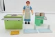 2006 Lunch Lady Action Figure Rare Toy Accoutrements Chris Farley SNL TV Comedy