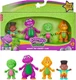 Fisher Price Barney's World: Barney Hey Friends 4 Pack Figures Barney + 3 Pals