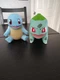 Bulbasaur & Squirtle Jazwares 2024 7" Vinyl Figures