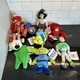 Lot 9 Disney Store Mini Bean Bag Mulan Toy Story Little Mermaid Beanie Plush 5H