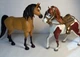 DreamWorks Spirit Riding Free 6&rdquo; Toy Horses Spirit & Boomerang w/Saddle Lot Of 2